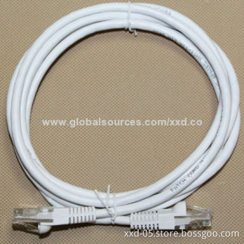 RJ45 Molded Booted Pure Copper UTP 26awg Patch Cord Cables with Bandwidth 350MHz